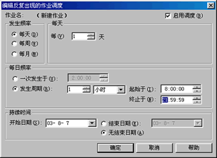 制定备份频率