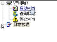 进入vpn控制台界面,点击左面偏上位置的“启动vpn“